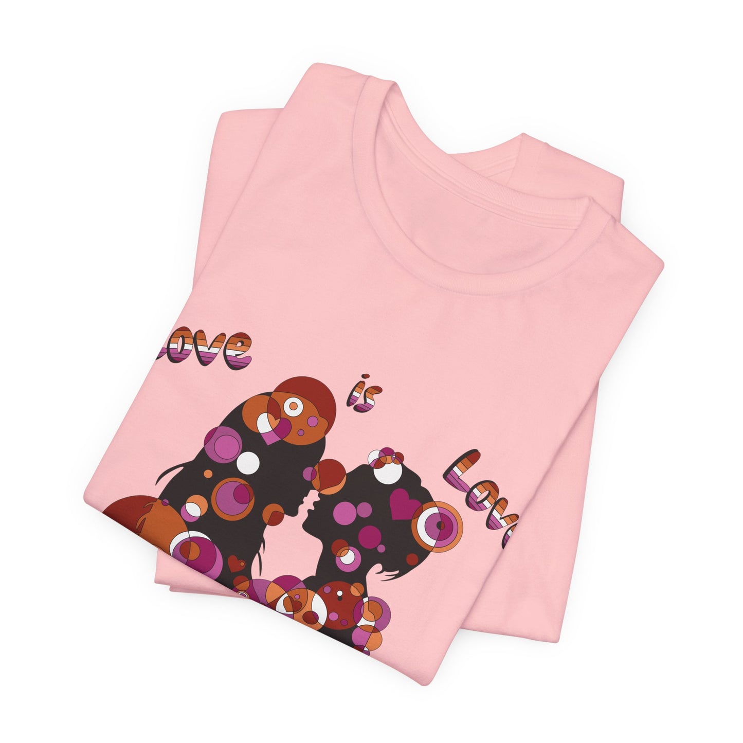 Women’s Geometric Pride Tee - Love is Love Edition
