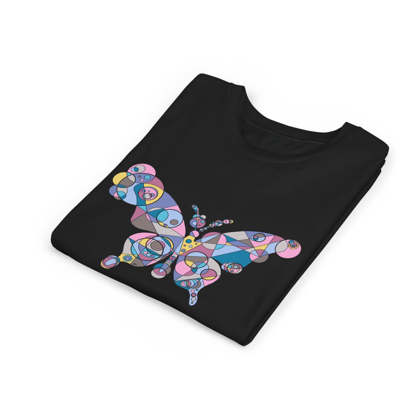 Youth Unisex Geometric Butterfly Tee - Ethereal Edition