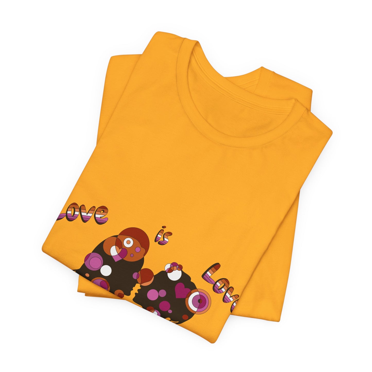 Women’s Geometric Pride Tee - Love is Love Edition