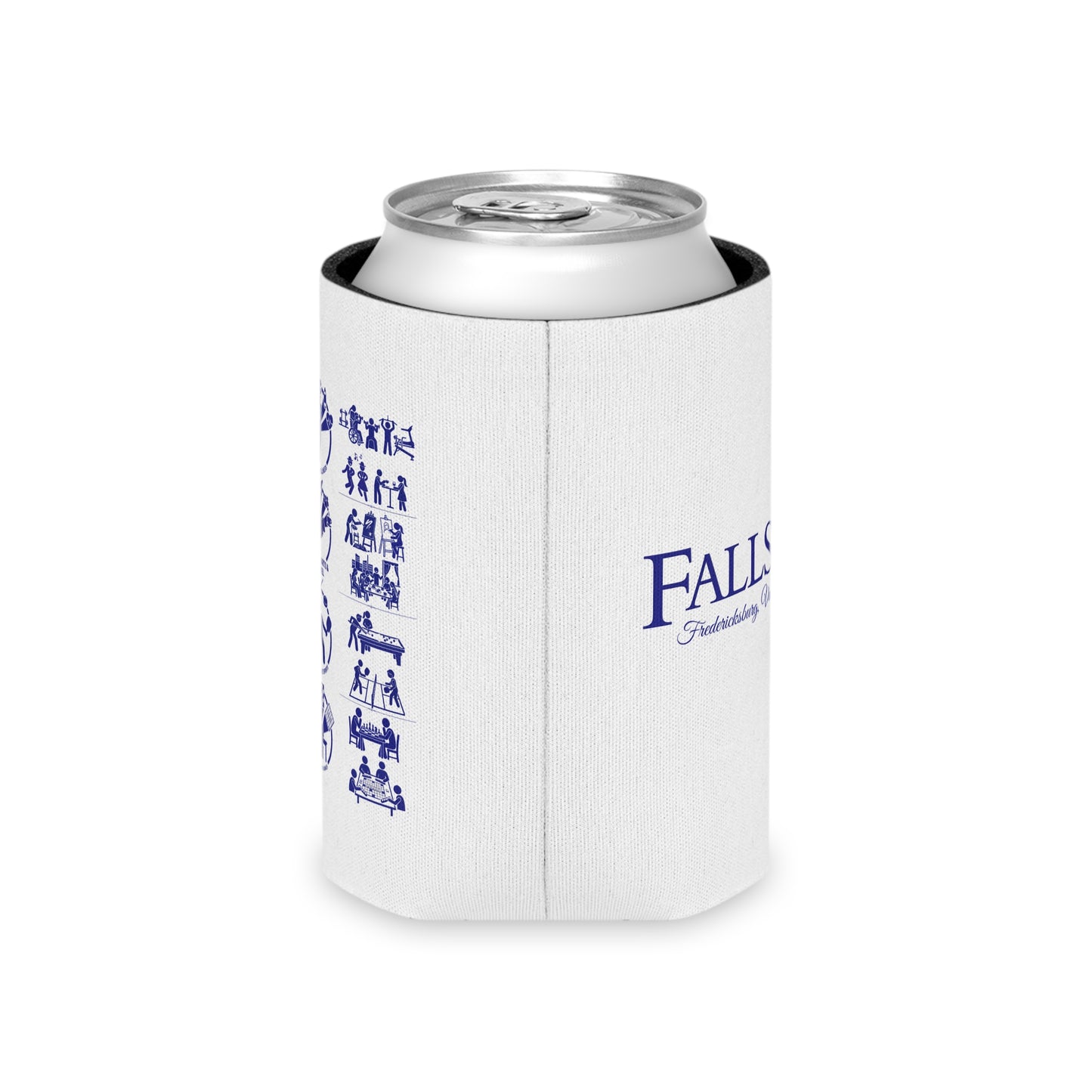 Can Cooler Community Activities (Front Logo & Back Design)