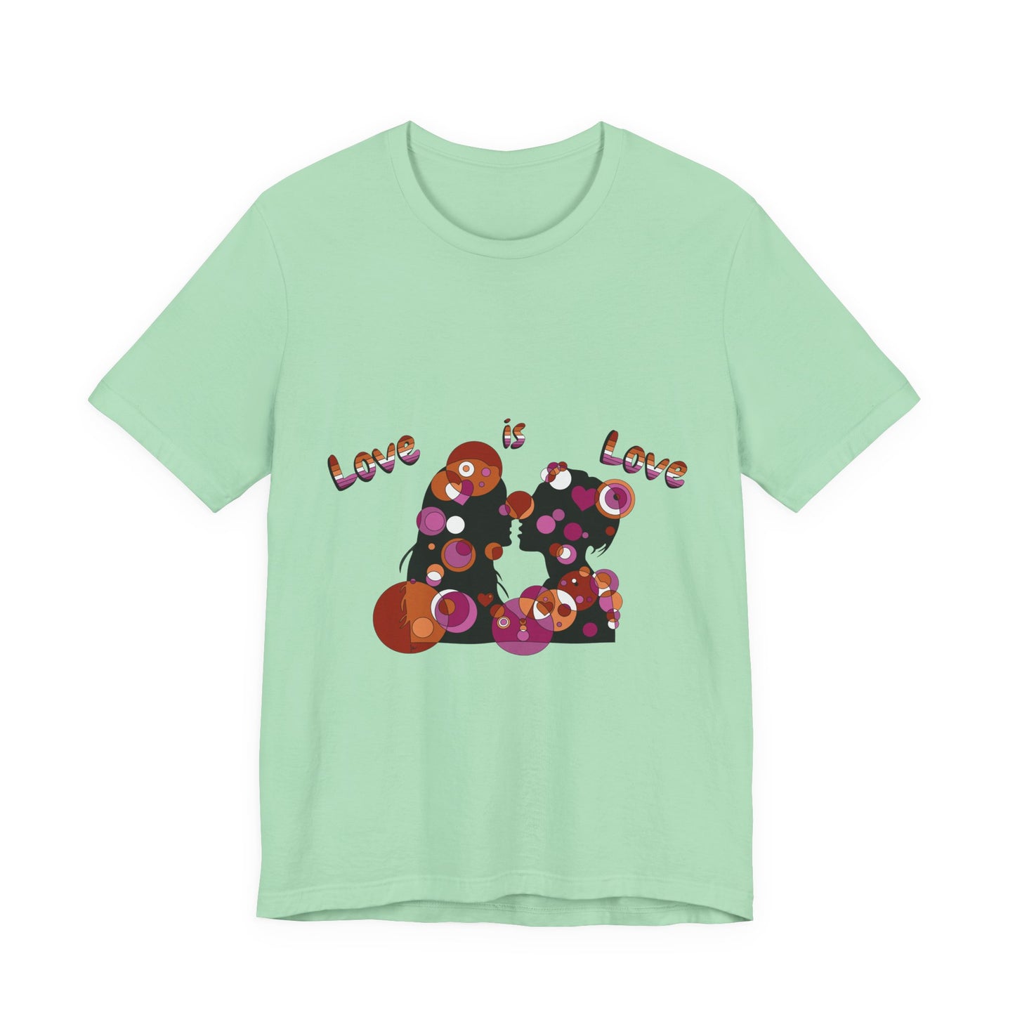Women’s Geometric Pride Tee - Love is Love Edition