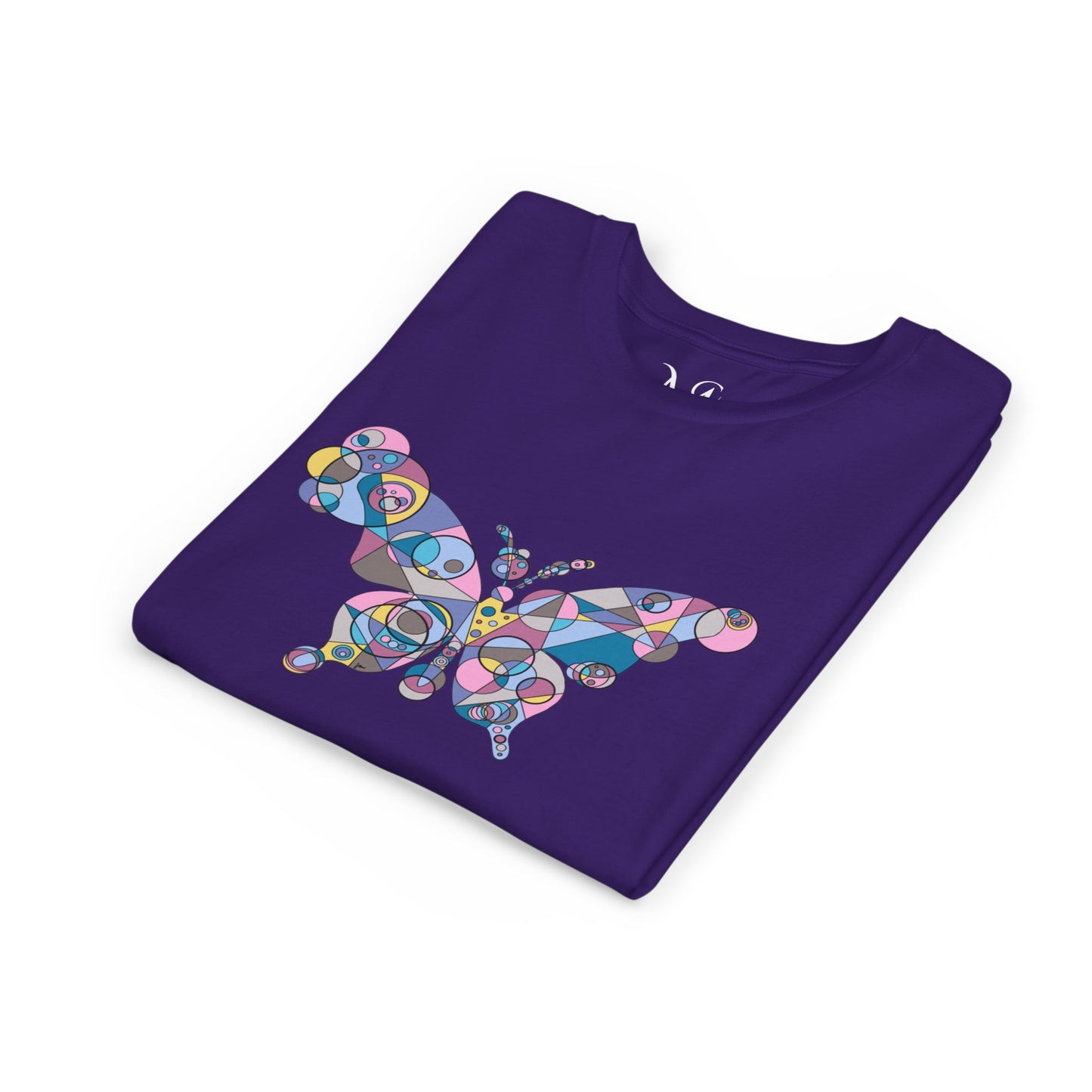 Youth Unisex Geometric Butterfly Tee - Ethereal Edition