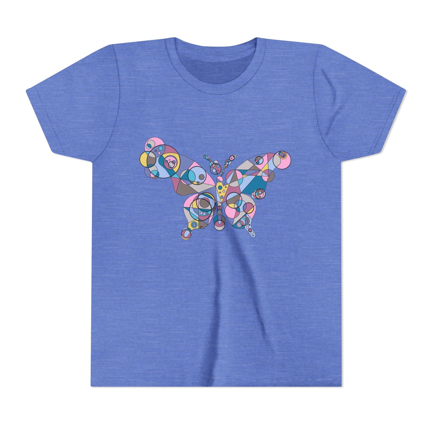 Youth Unisex Geometric Butterfly Tee - Ethereal Edition