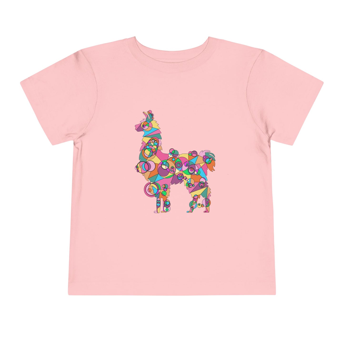 Toddler Unisex Geometric Llama Tee - Andean Joy Edition