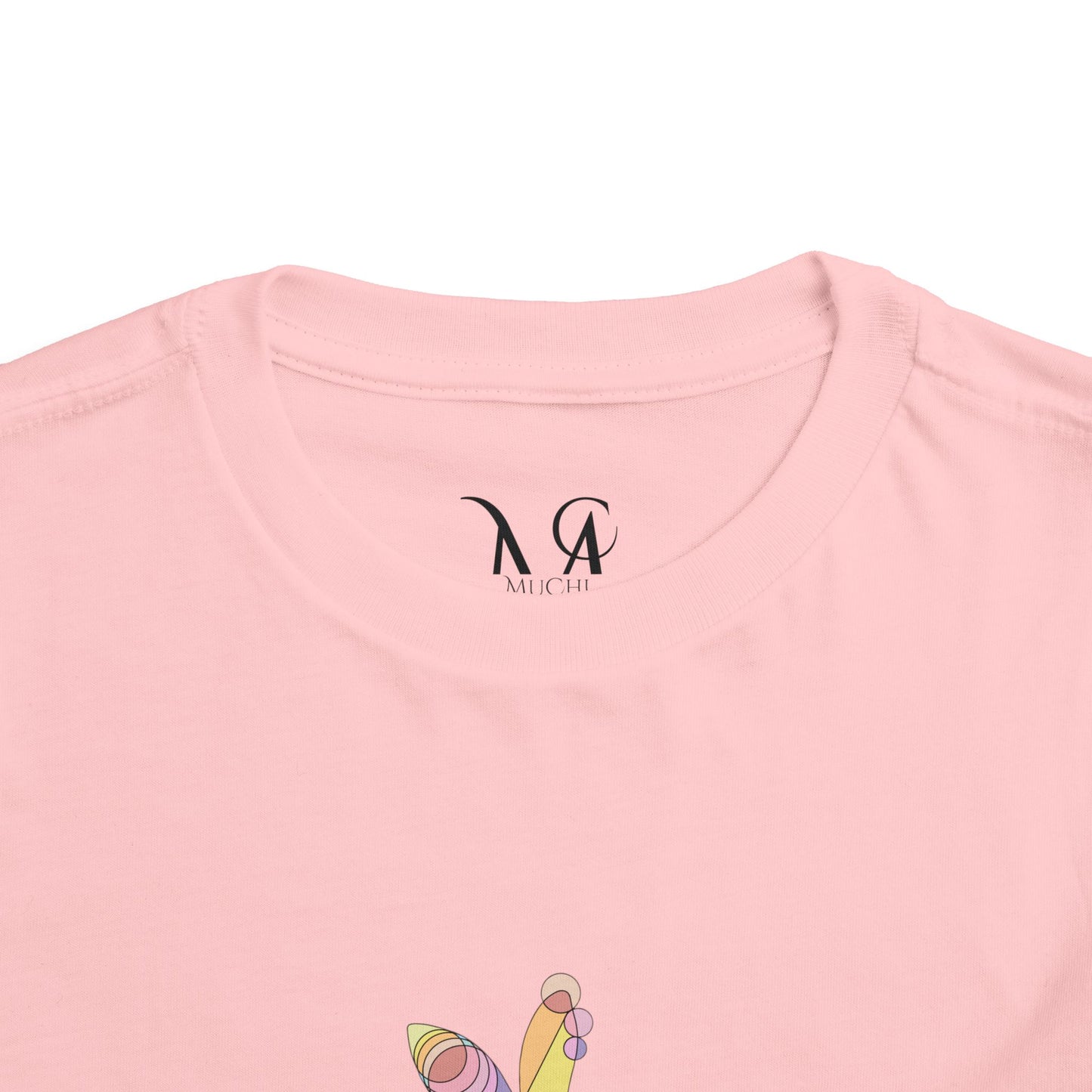 Toddler Unisex Geometric Bunny Tee - Pastel Wonder Edition