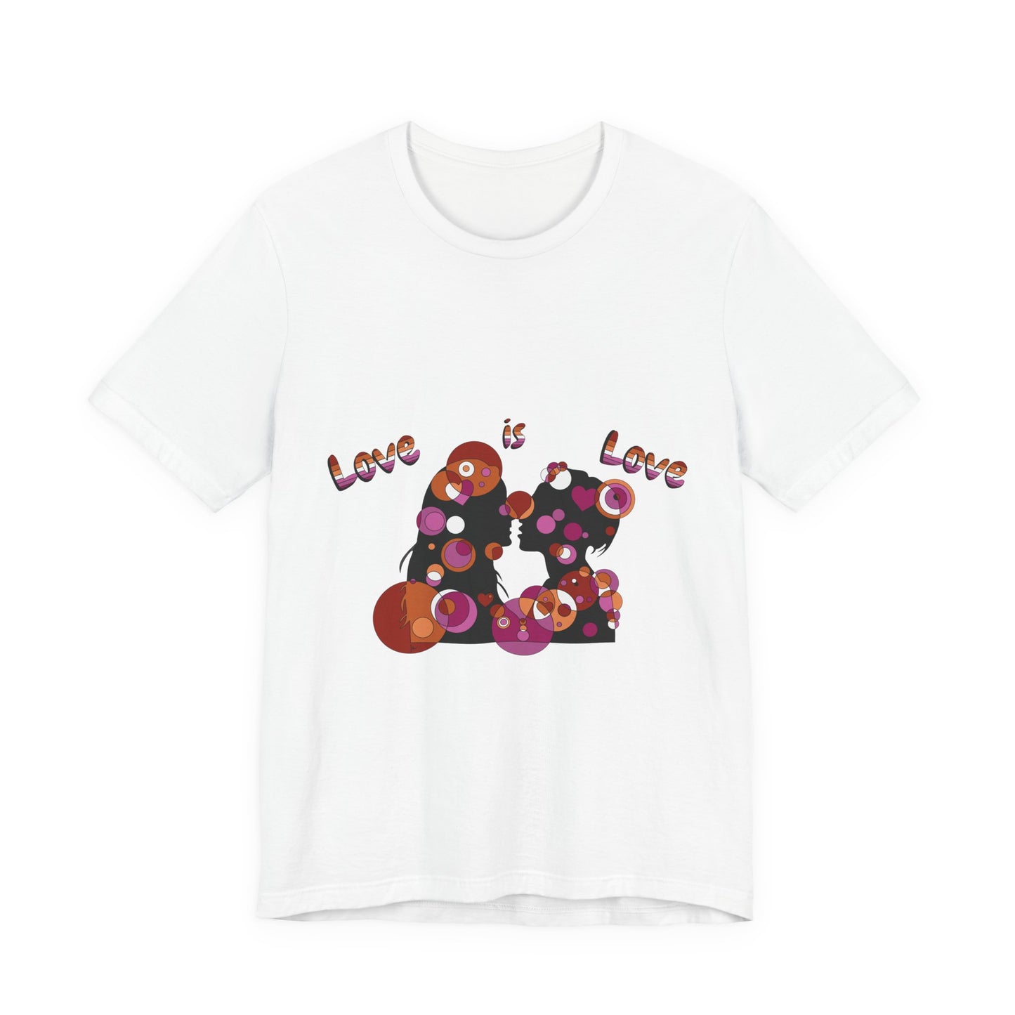 Women’s Geometric Pride Tee - Love is Love Edition