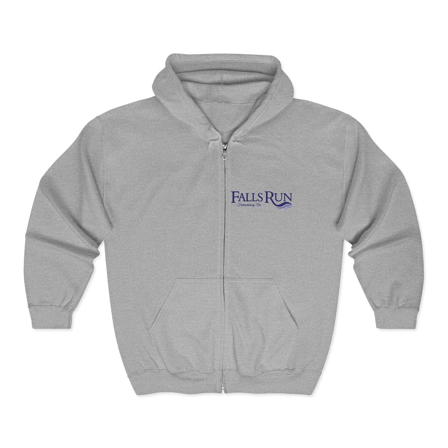 Full-Zip Hooded Sweatshirt Community Classic (Front Logo Only - Plain Back)