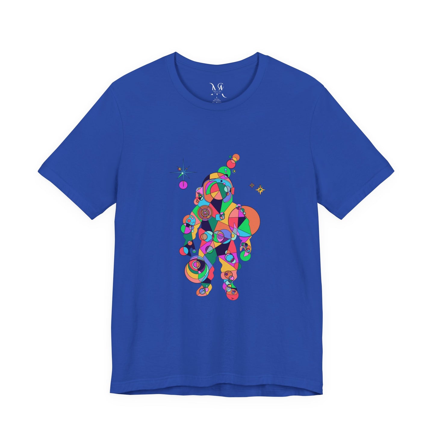 Unisex Geometric Astronaut Tee – Cosmic Explorer Edition