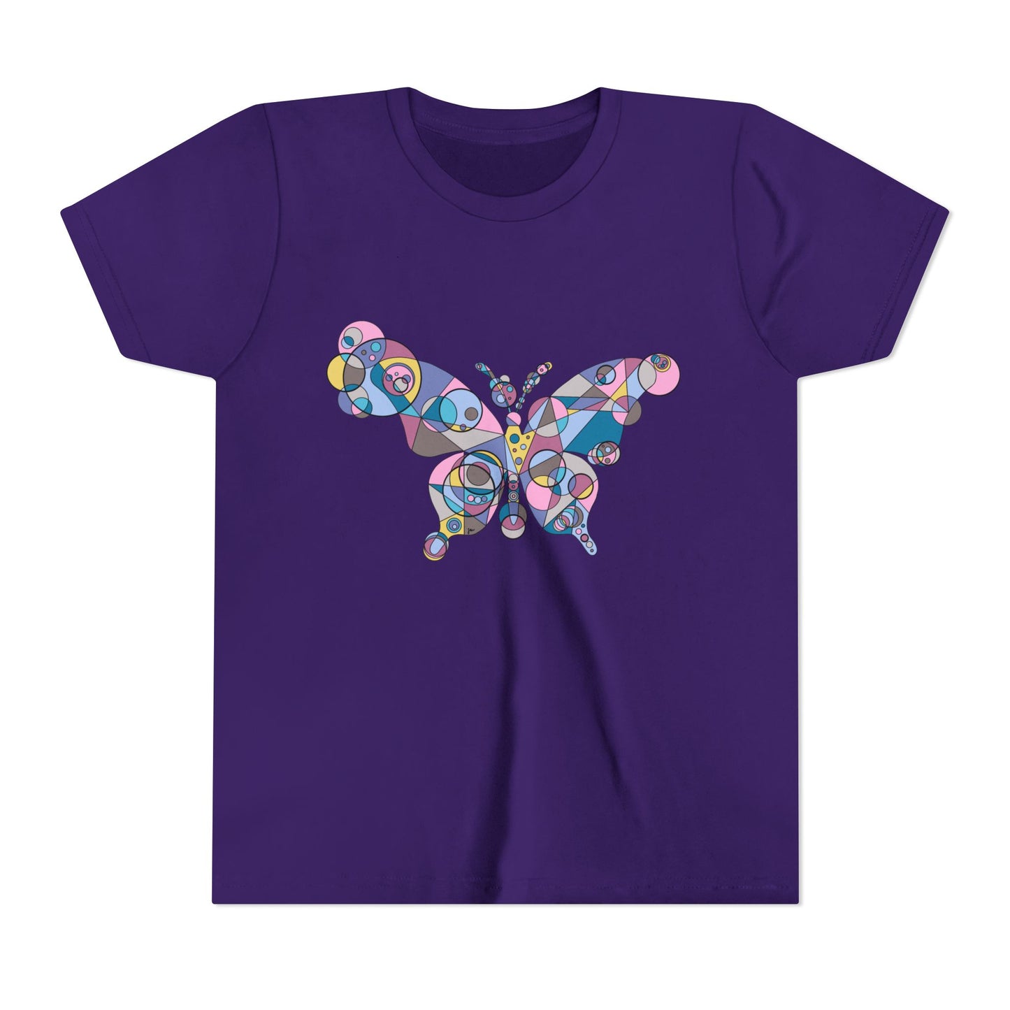 Youth Unisex Geometric Butterfly Tee - Ethereal Edition