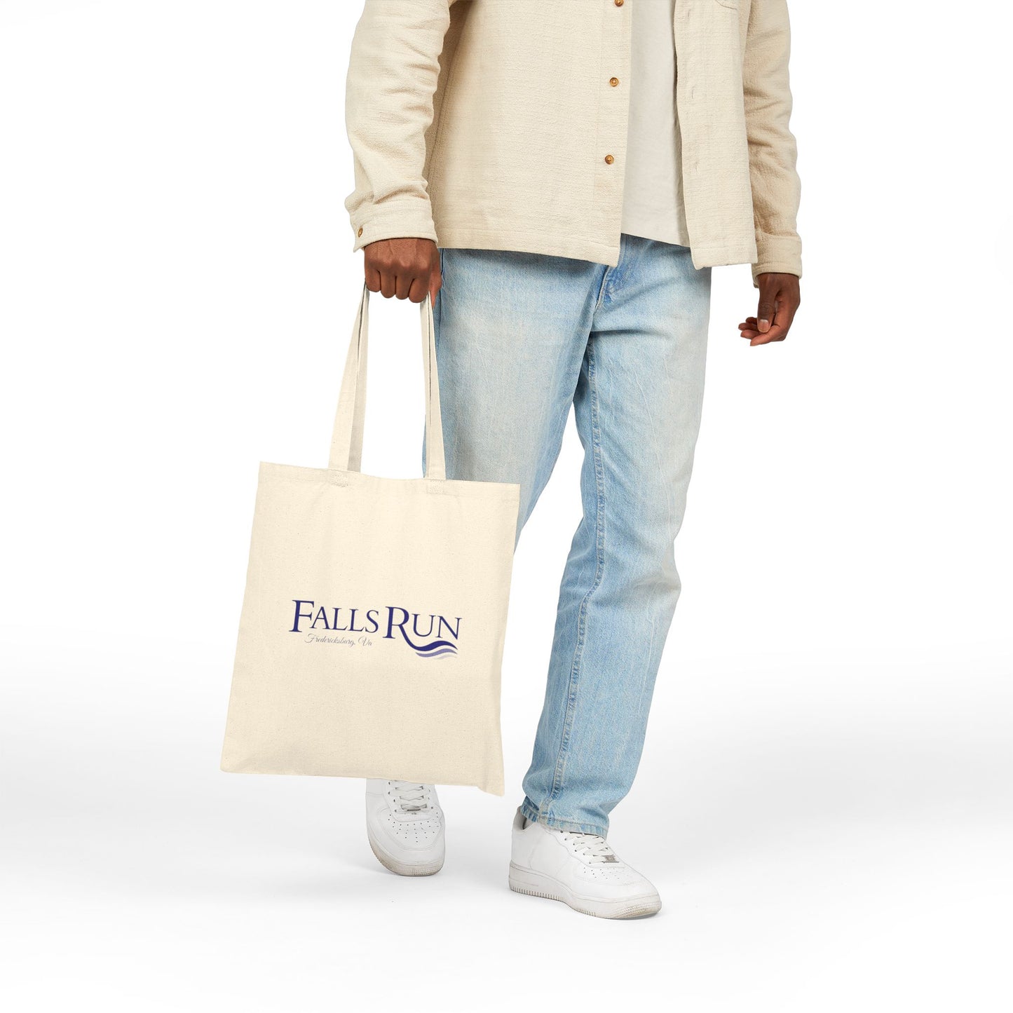Cotton Canvas Tote Bag Community Classic (Front Logo Only - Plain Back)