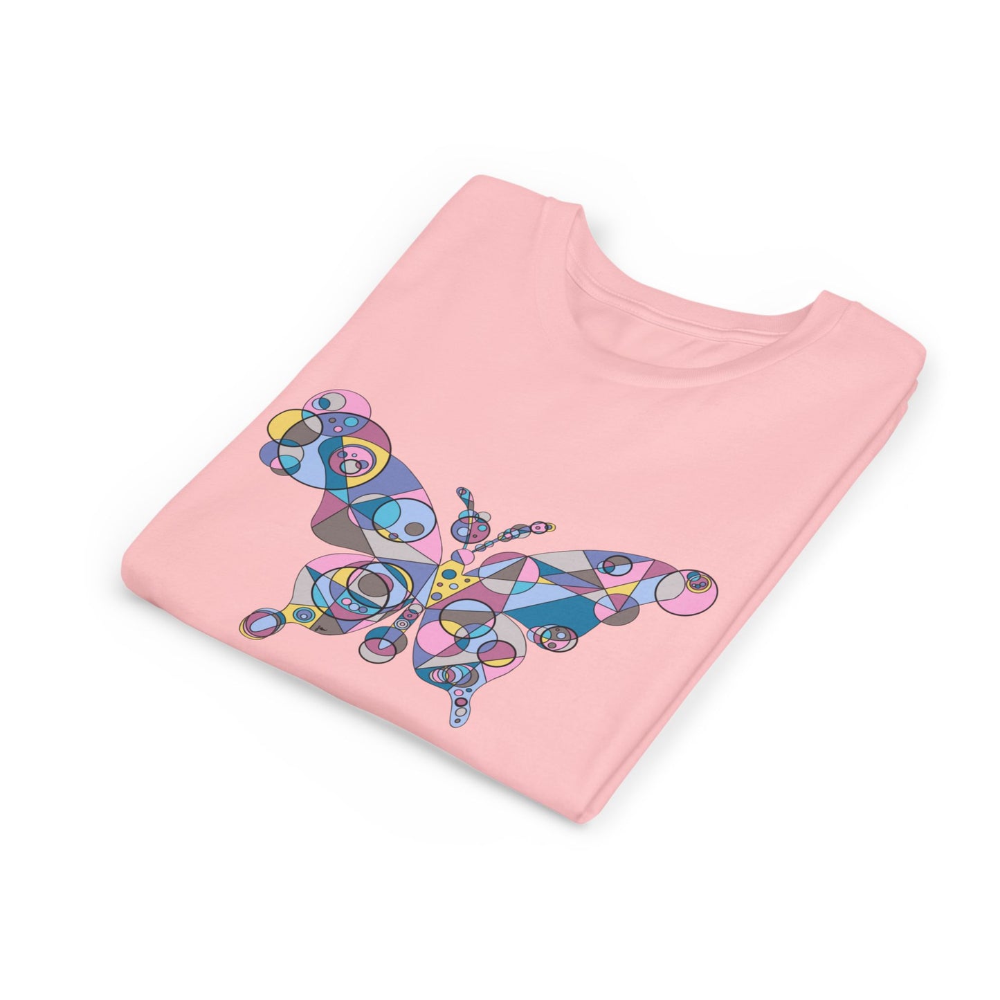 Youth Unisex Geometric Butterfly Tee - Ethereal Edition
