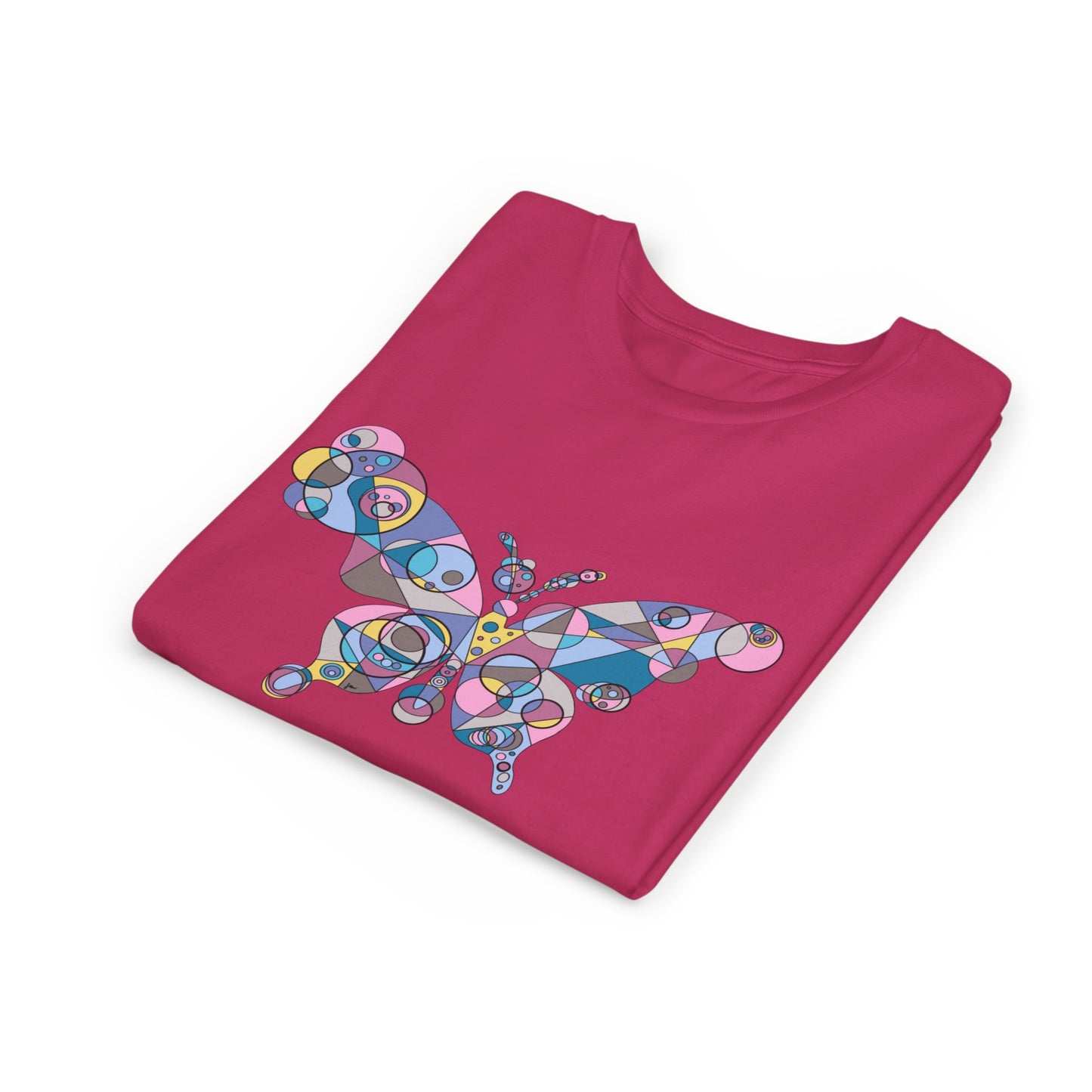 Youth Unisex Geometric Butterfly Tee - Ethereal Edition