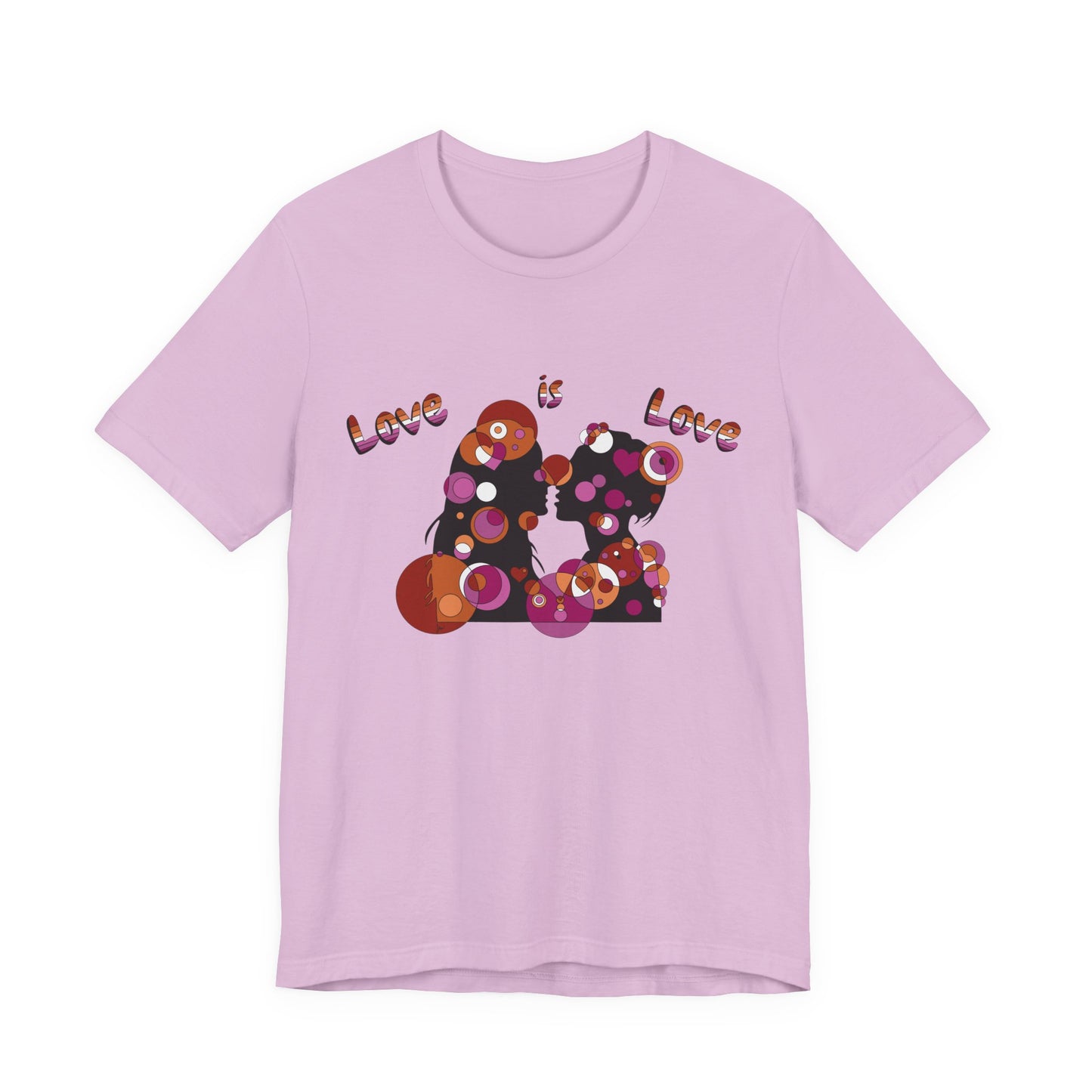 Women’s Geometric Pride Tee - Love is Love Edition