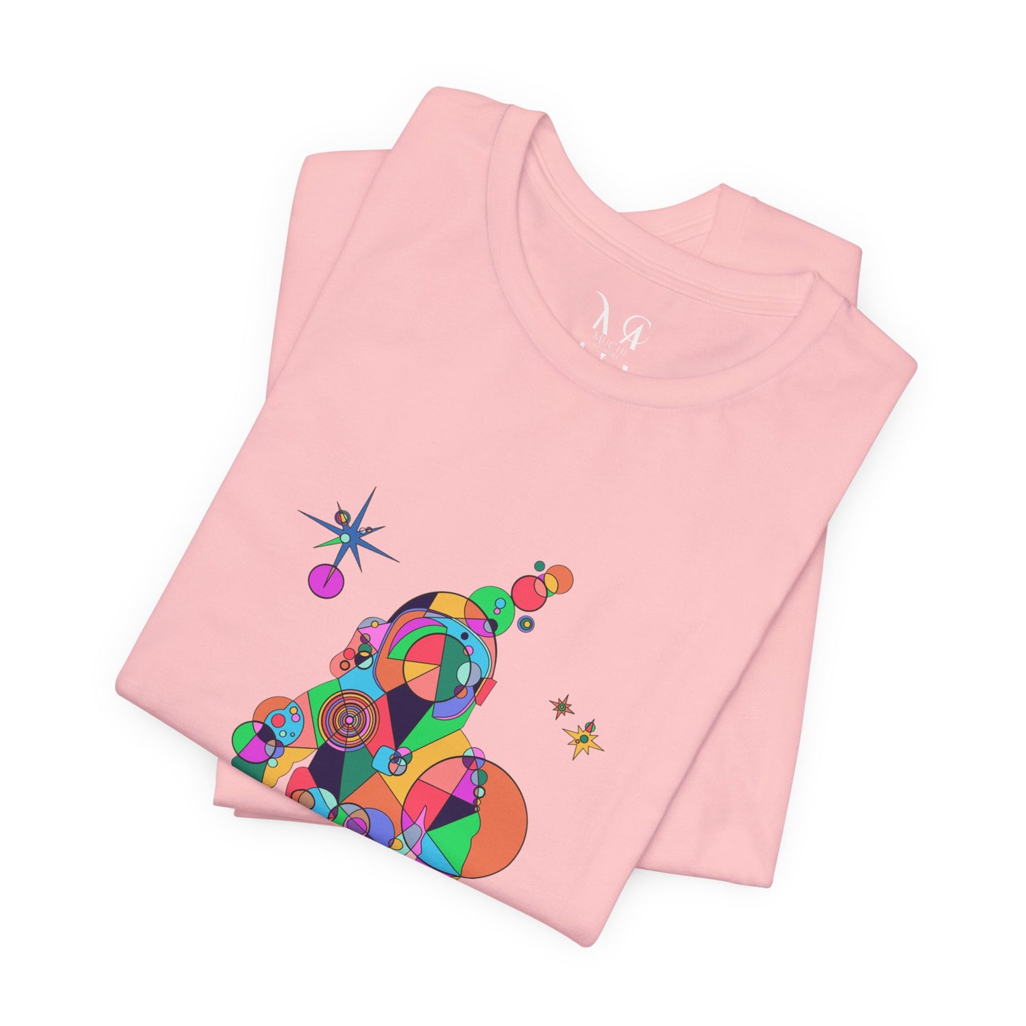 Unisex Geometric Astronaut Tee – Cosmic Explorer Edition