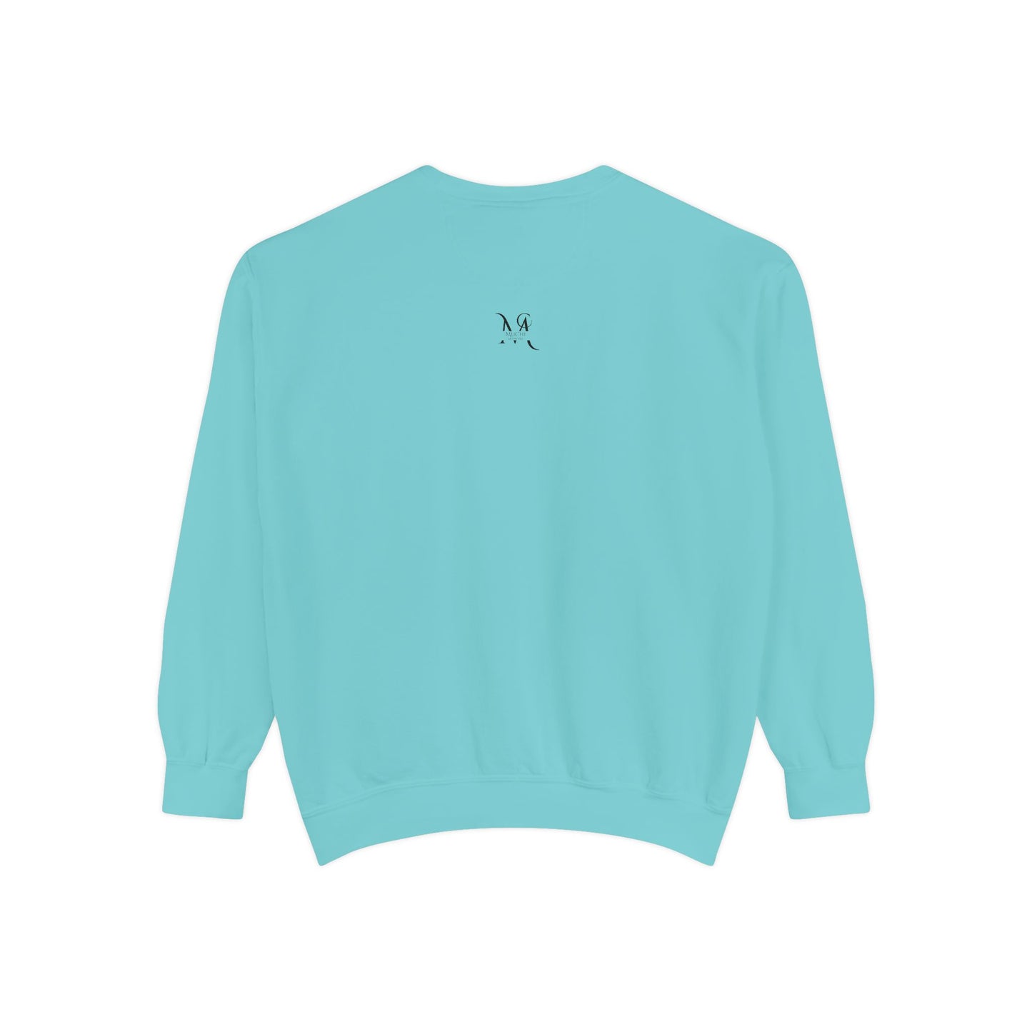 Artistic "Background Music" Unisex Garment-Dyed Sweatshirt