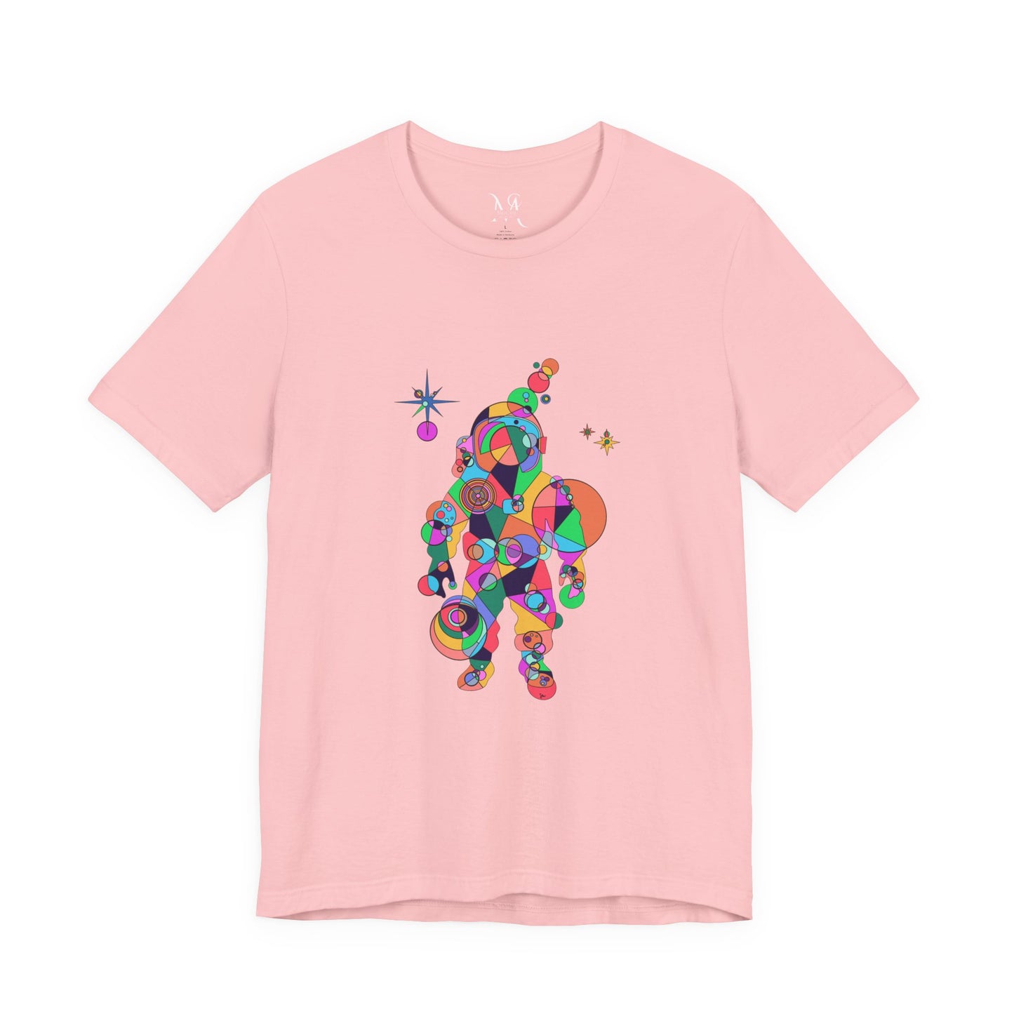 Unisex Geometric Astronaut Tee – Cosmic Explorer Edition