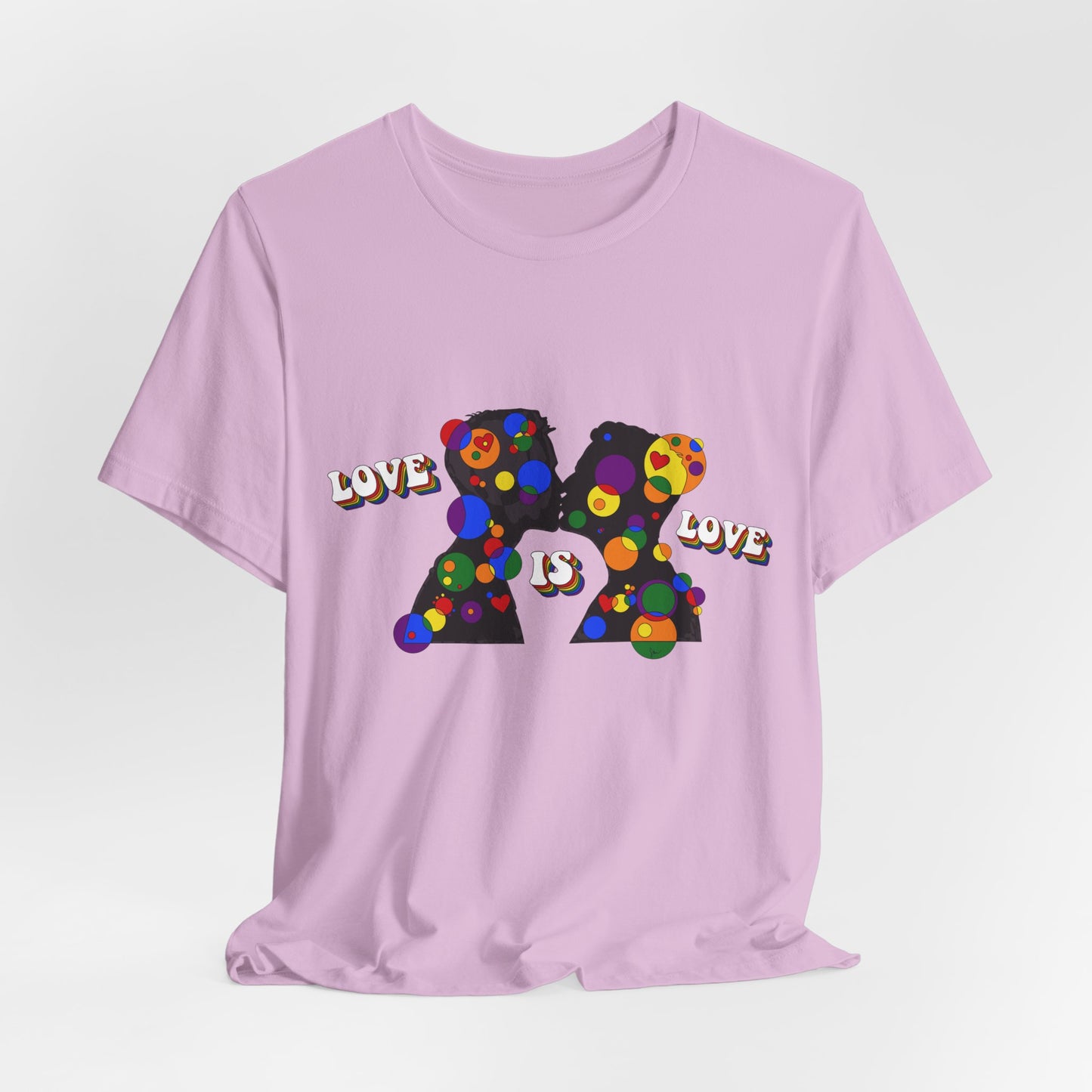 Men’s Geometric Pride Tee - Love is Love Edition
