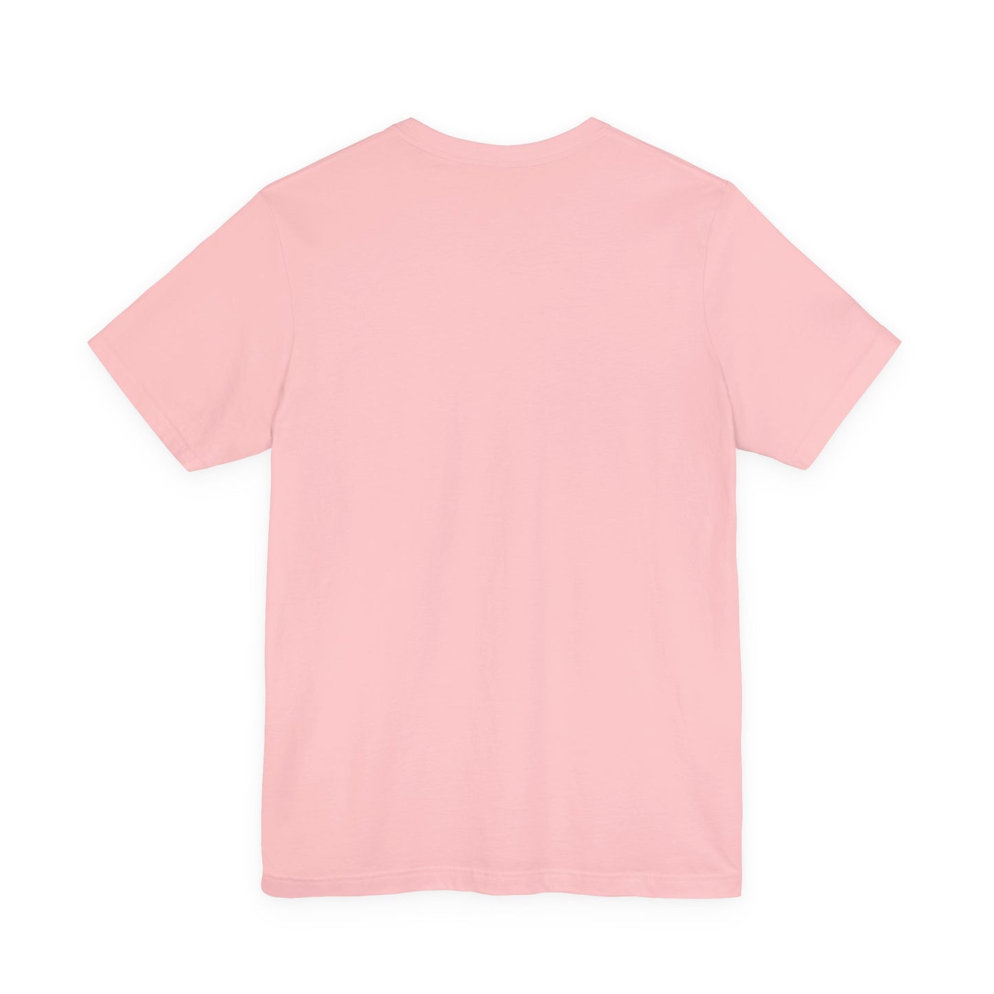 Unisex Tee Community Classic (Front Logo Only - Plain Back, White & Pink)