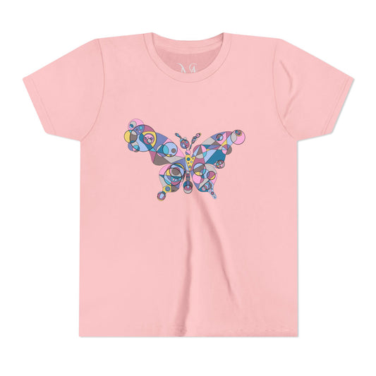 Youth Unisex Geometric Butterfly Tee - Ethereal Edition